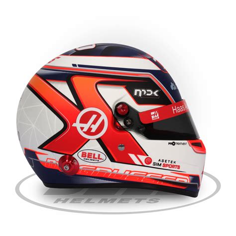 SISAK Kevin Magnussen HAAS F1 Team 2022 Bell 1 2 Mini Helmet PaddockF1