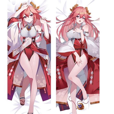 Dakimakura Yae Miko Genshin Impact Body Kissen Umarmung Etsy