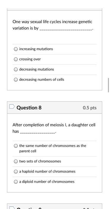 Solved One Way Sexual Life Cycles Increase Genetic Variation