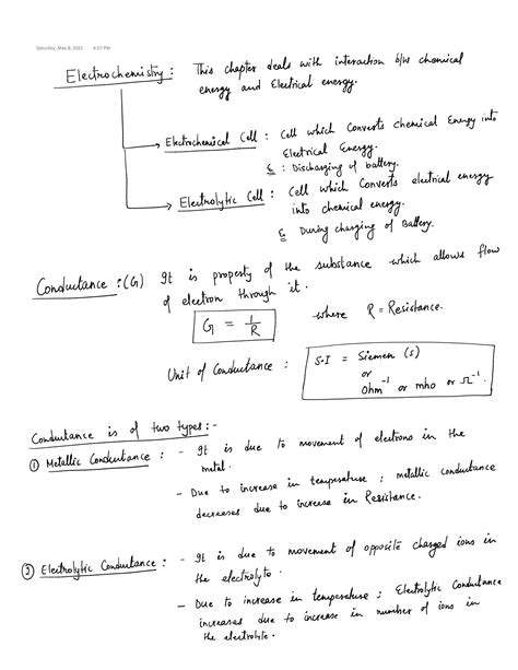 Solution Electrochemistry Part Studypool