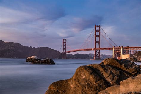 Golden Gate Bridge from Baker Beach, USA