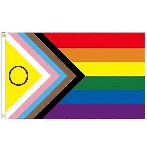 Rainbow Flag Brass Grommets Lgbt Gay Rainbow Progress Pride Flag