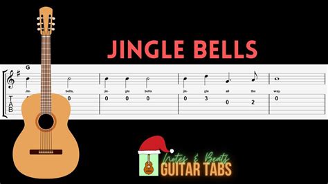 How To Play Jingle Bells Easy Christmas Guitar Tabs Sheet Music