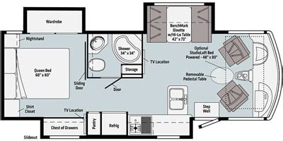 1999 Winnebago Adventurer Floor Plans | Floor Roma