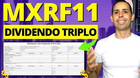 ATENÇÃO MXRF11 FEZ O ANÚNCIO DE 3 RENDIMENTOS SAIBA QUANTOS VOCÊ