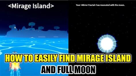 How To Easily Find Mirage And Fullmoon For Race V Youtube