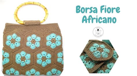 TUTORIAL Borsa Fiore Africano Parte 1 African Flower Bag