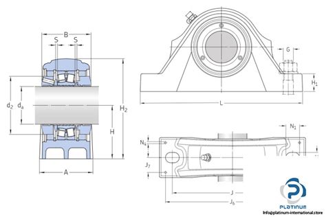 Skf Synt L Pillow Block Roller Bearing Unit Platinum International