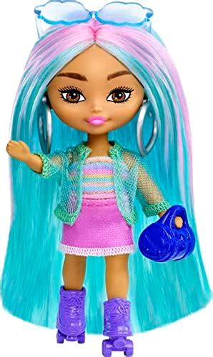 Barbie Doll Mini Toys Barbie Extra Mini Doll With Blue Hair