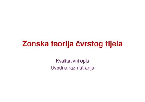 Pdf Zonska Teorija Vrstog Tijela Pmf Unsa Ba Pdf Fileelektri Na