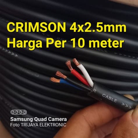 Jual Kabel Audio Speaker Isi Crimson X Mm Per Meter Shopee