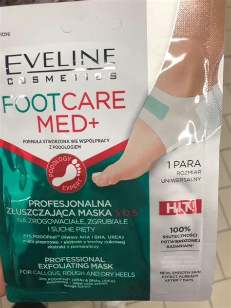 Eveline Cosmetics Foot Care Med Masque Exfoliant Talons 2 Pcs INCI Beauty