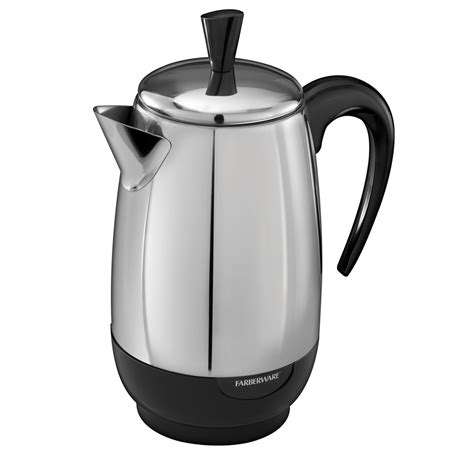 2-8 Cup* Electric Percolator, Stainless Steel | FCP280 | Farberware