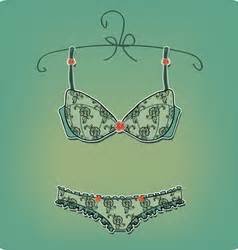 Sexy Vintage Lingerie With Label Royalty Free Vector Image