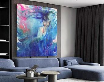 Nude Underwater Painting Etsy