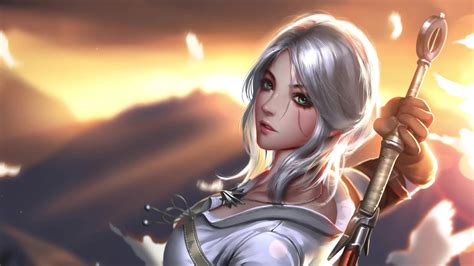 Cirilla Fiona Elen Riannon The Witcher 3 Wild Hunt Live Wallpaper