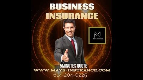 Business Insurance 5 Minutes Quote Mays Business Insurance Youtube