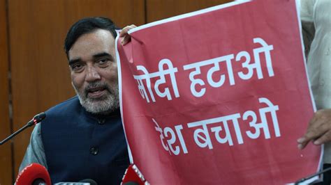 Amid Poster Row Aap Announces Modi Hatao Desh Bachao Campaign With