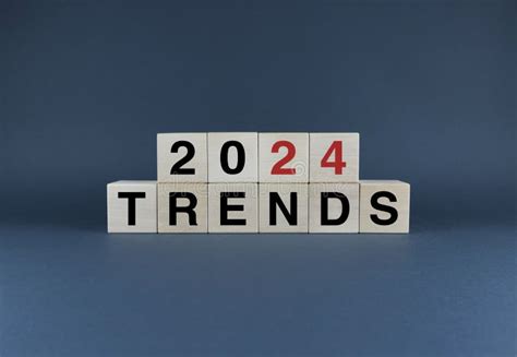 Tendencias 2024 Concepto Empresarial De Las Tendencias En 2024 Foto De