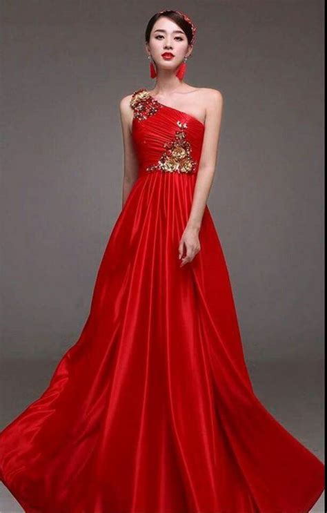 Pin By Judith Mercado Cohen On Evening Wear Red Wedding Dress