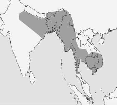 King Cobra Habitat Map