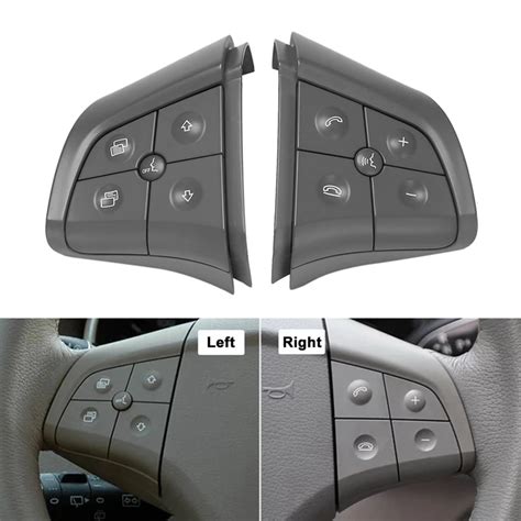 Botones De Control De Interruptor De Volante De Coche 5 Teclas Para