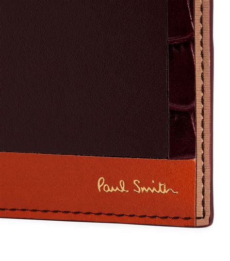 Paul Smith Leather Colour Block Card Holder Harrods Us