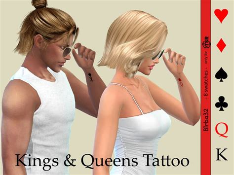 Sims 4 Kings And Queens Tattoo By Birba32 Left Arm Tattoo For Man