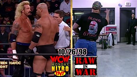 Wcw Nitro Vs Wwf Raw October Full Breakdown Goldberg Vs