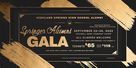 Highland Springs High School Springer Alumni Gala 2022, Four Points by ...