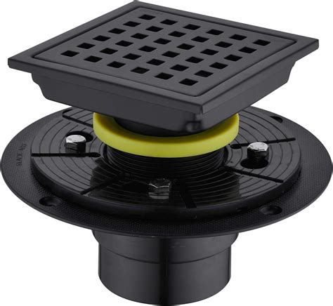 Orhemus Inch Square Shower Drain With Adjustable Shower Drain Base