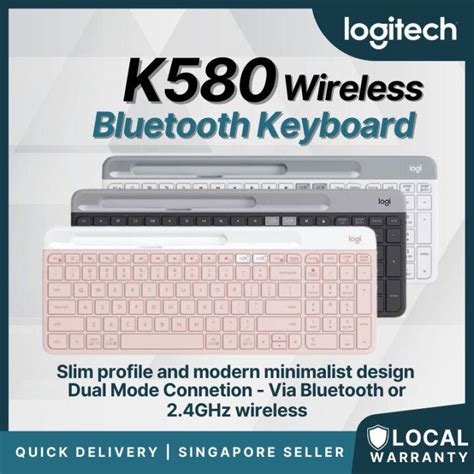 Logitech K Slim Multi Device Wireless Keyboard For Windows