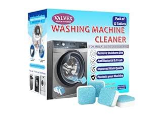 Valvex Washing Machine Cleaner Descaler Pack Of 12 Deep Cleaning