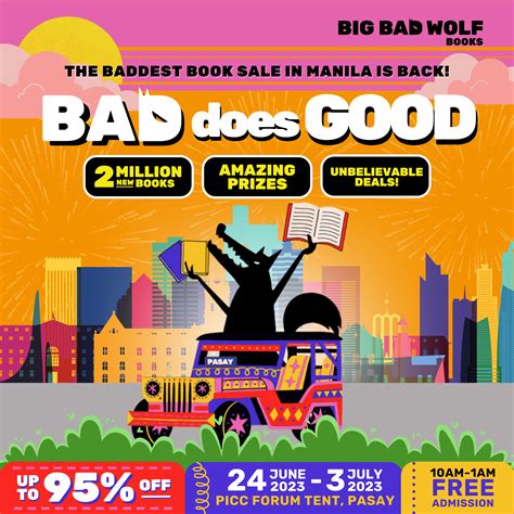 Big Bad Wolf Book Sale Returns To Manila For More Exciting Book Sale