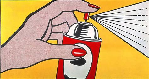 Roy Lichtenstein 1962 Spray Oil On Canvas 91 X 173 Cm Pop Art