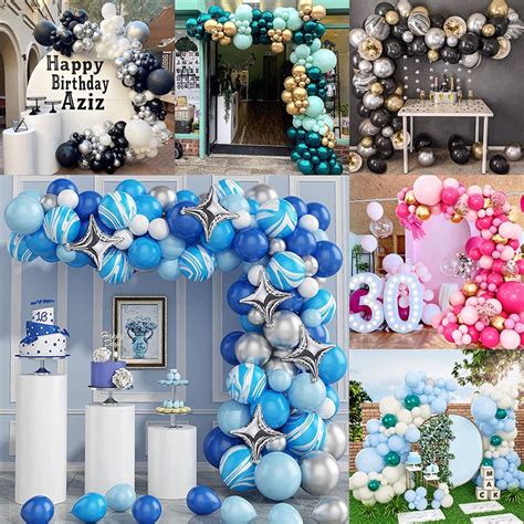 1set Party Ballons Decoration Garland Arch Kit Happy Christening