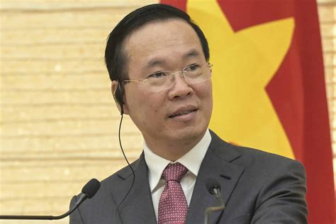 Vietnamese President Vo Van Thuong Resigns Amid Anti Corruption