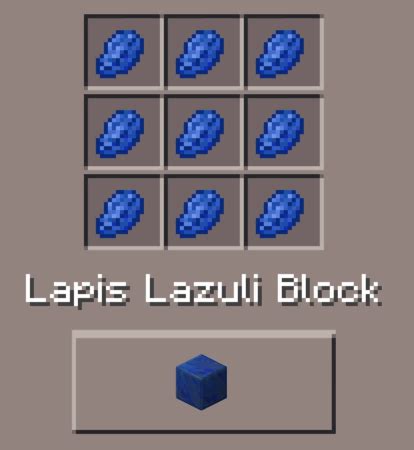 Lapis Lazuli Block: Minecraft Pocket Edition: CanTeach