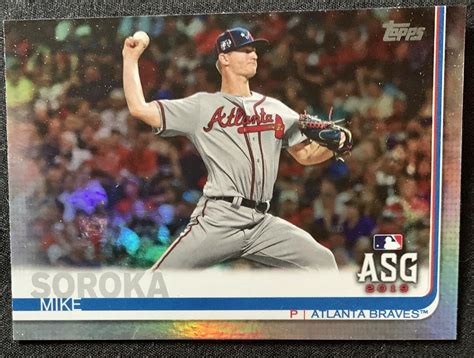 Topps Update Series All Star Rainbow Foil Us Mike Soroka For