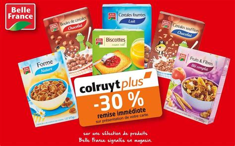 Promo Belle france 30 de remise immédiate avec la carte colruyt plus