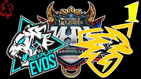 Nexplay Evos Vs Onic Philippines Game Regular Season Week Day