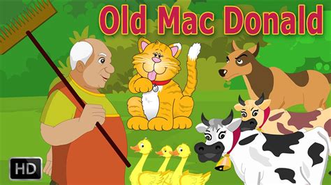 Old Macdonald Had A Farm Nursery Rhyme With Lyrics Animation Rhymes