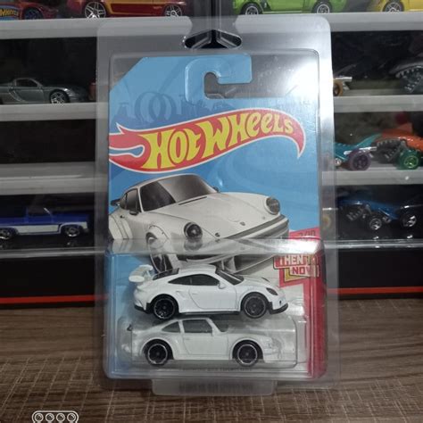 Jual Hotwheels Sepasang Porsche Putih Gt Rs Dan Turbo Rsr Yatm