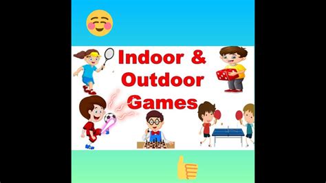 Indoor Outdoor Games Ppt Youtube