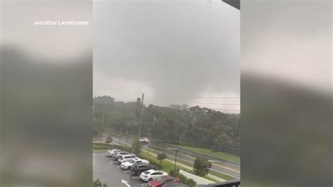 Tornado Flips Cars Damages Homes In Florida YouTube