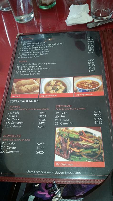 Menu At Red Dragon Restaurant Santo Domingo Este Av Venezuela 57