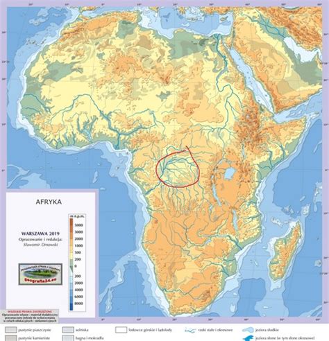 Fiszki Geografia Afryka Mapa Fizyczna Quizlet