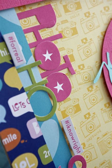 letters | Scrapbook pages, Scrapbook embellishments, Scrapbook