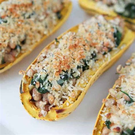 Angelas Stuffed Delicata Squash