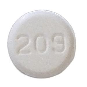 Pill Finder: 209 White Round - Medicine.com